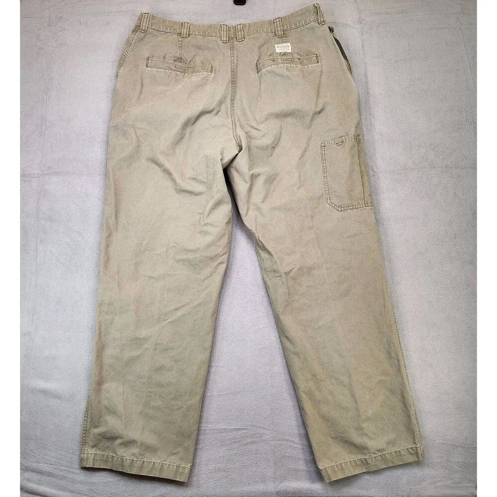 Columbia ROC Pants Men's 40x32 Beige Hiking Utility Canvas Relaxed‎ Omni-Shade